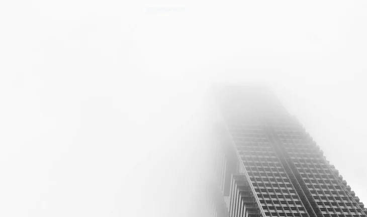 a disappearing building 
