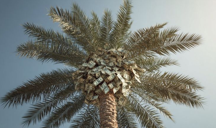 a palm tree