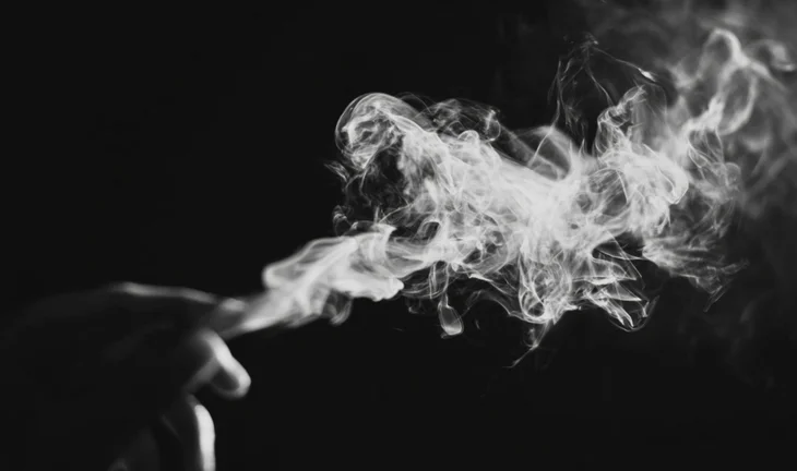 fingers and smoke